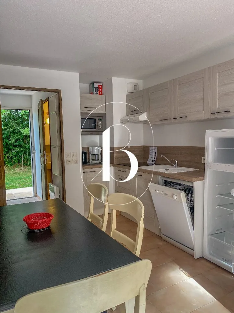 Cucina - Duplex Apartment with Terrace in Barjac