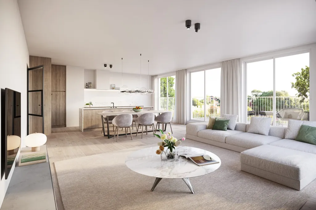 Séjour - Appartement BEN avec Vue Panoramique à Aarschot