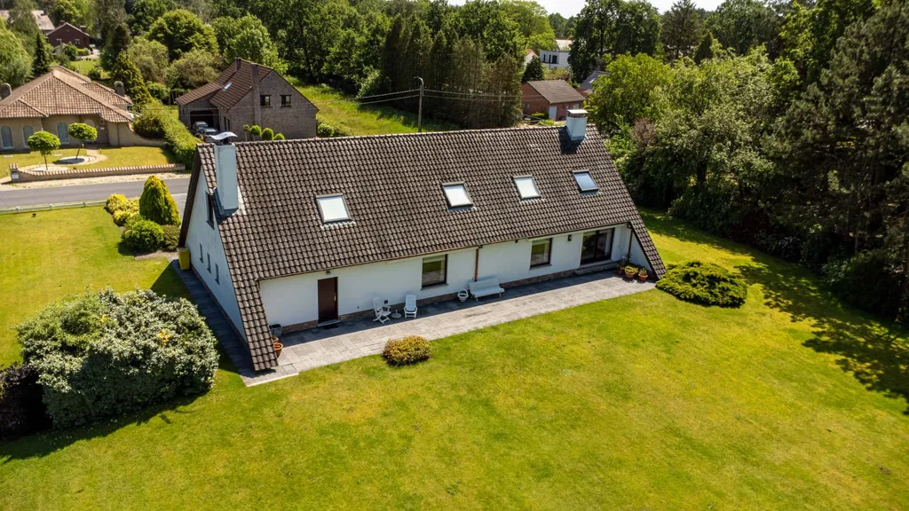 Vista aerea - House with Large Garden in Tremelo