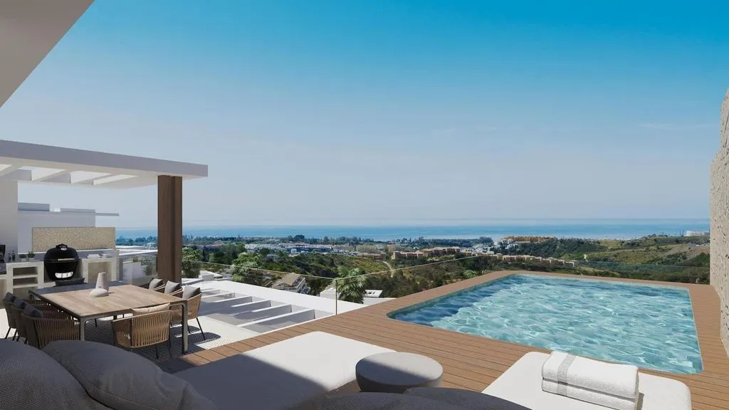 Piscine - Off-Plan Penthouse with Sea Views in Estepona