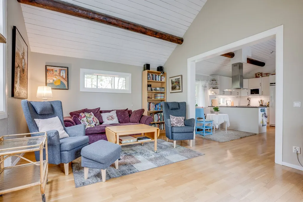Soggiorno - Charming Bungalow with Garden near Umeå