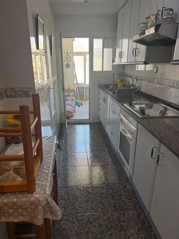 Köök - Apartment with Terrace and Garage in Sant Celoni