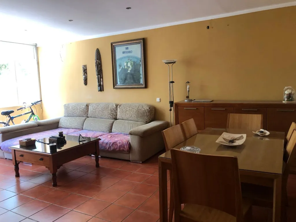 Living Room - Spacious Corner Flat with Terrace in Huelin