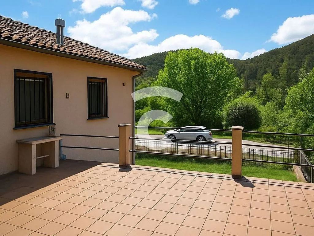 Terrass - House with Pool and Terrace in Sant Agustí de Lluçanès