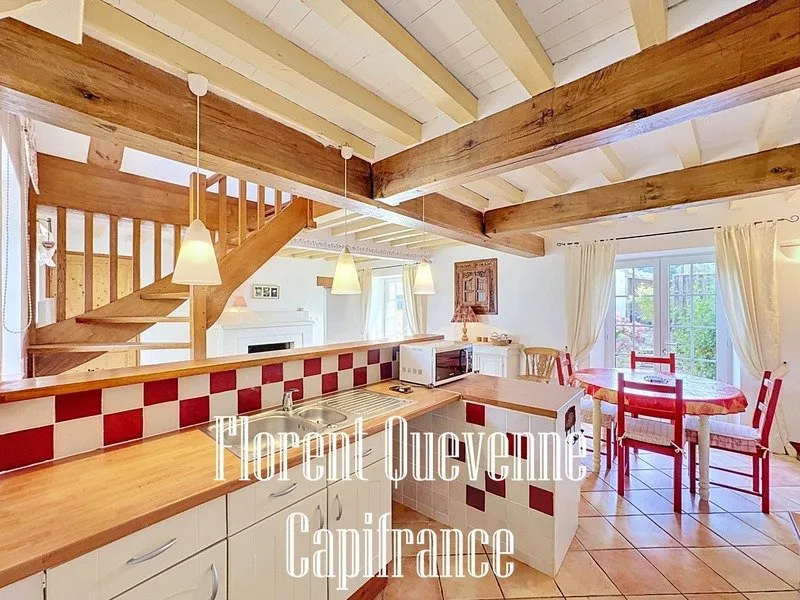 Cucina - Fully Renovated Stone House in Grimbosq