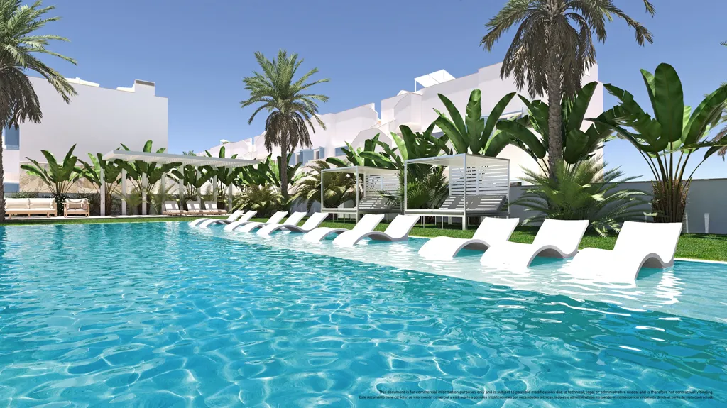 Pool - Villa with Pool and Sea View in Torre de la Horadada