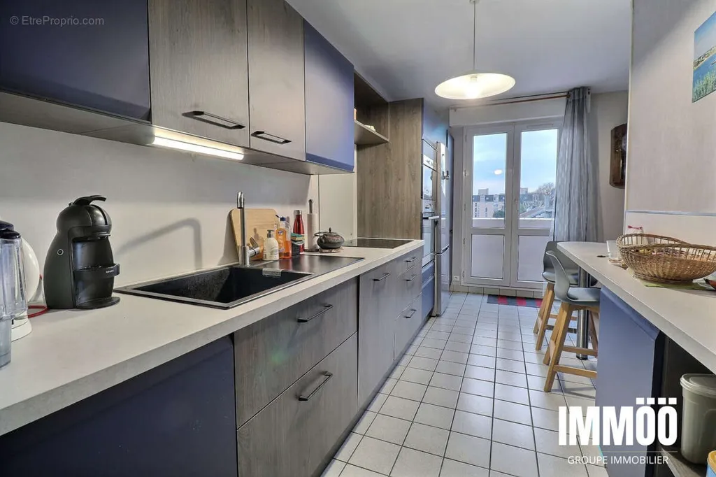Köök - Apartment with Balcony in Rouen Rive Gauche
