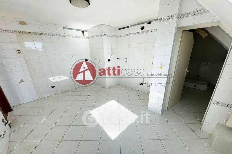 Bathrooms - Bi-Level Attic Apartment with Sea View in Trieste