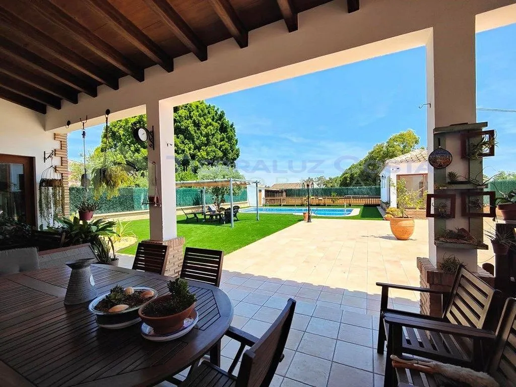 Terrasse - Chalet with Pool and Terraces in Lepe