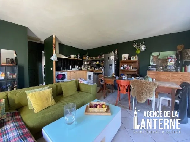 Séjour - Maison avec Terrasse Sud-Est à Dolus-d'Oléron
