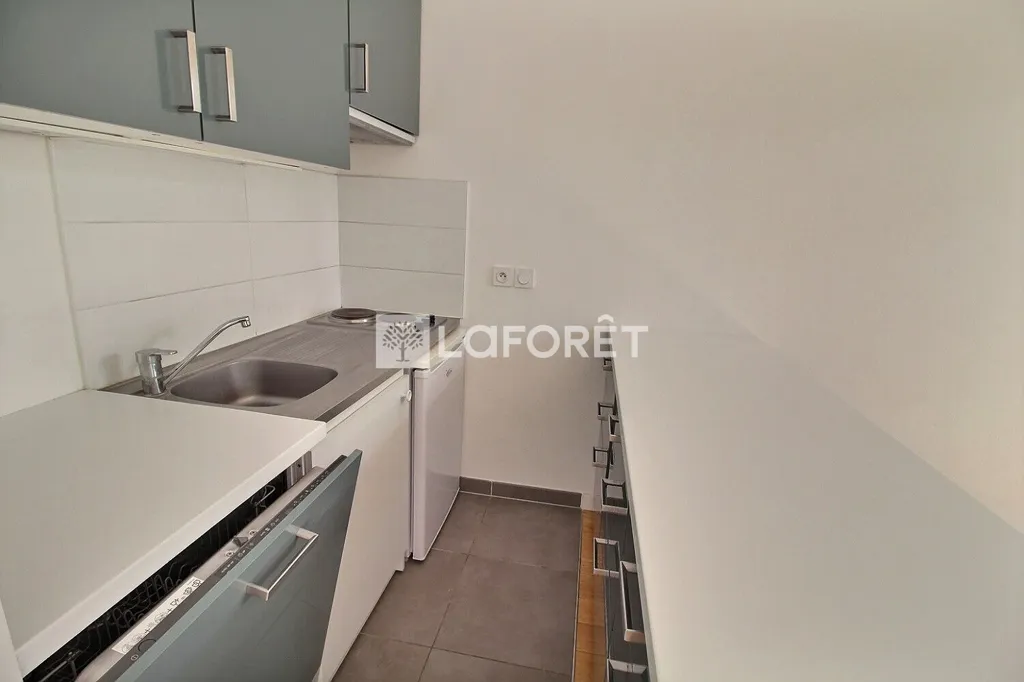 Cucina - Studio with Terrace in Rueil-Malmaison