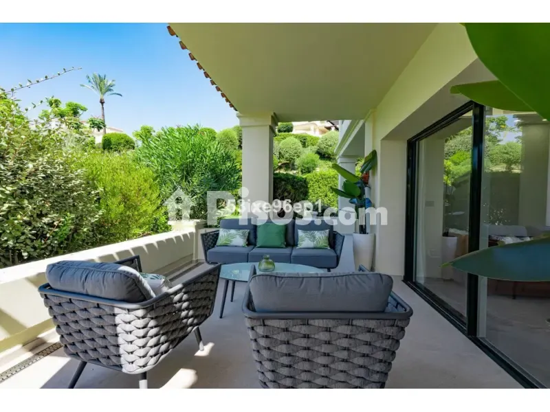 Terrasse - Ground Floor Apartment with Golf Access in Benahavís