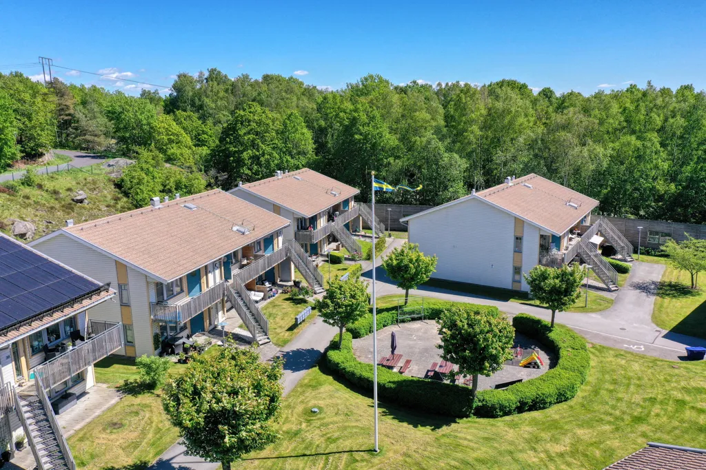 Vista aerea - Modern Apartment with Garden View in Göteborg