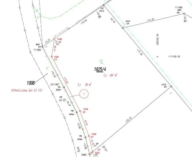 Plan - Plot with Panoramic View in Kramsach