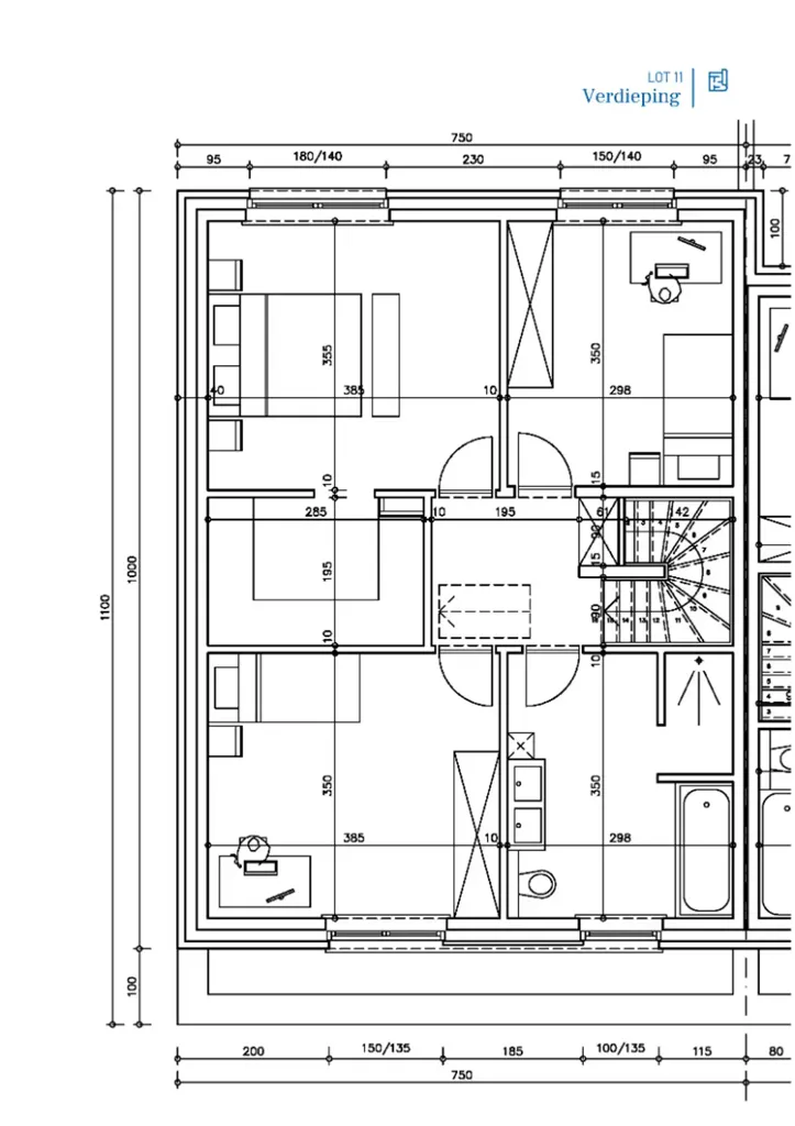 Floor Plan - Modern Open-Plan New Build in Evergem