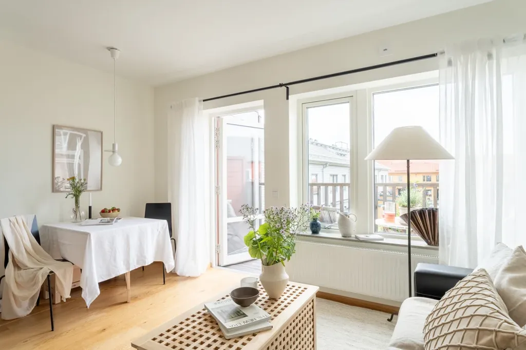 Séjour - Apartment with South Balcony in Kolla Parkstad