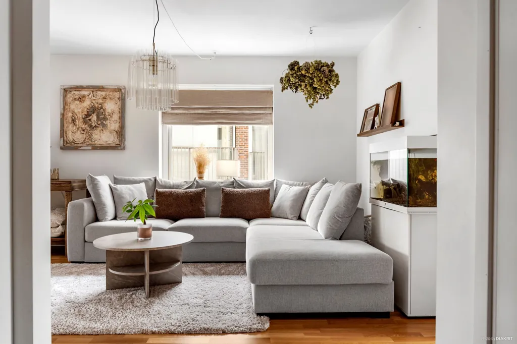 Soggiorno - Modern Flat with Balcony in Mariastaden