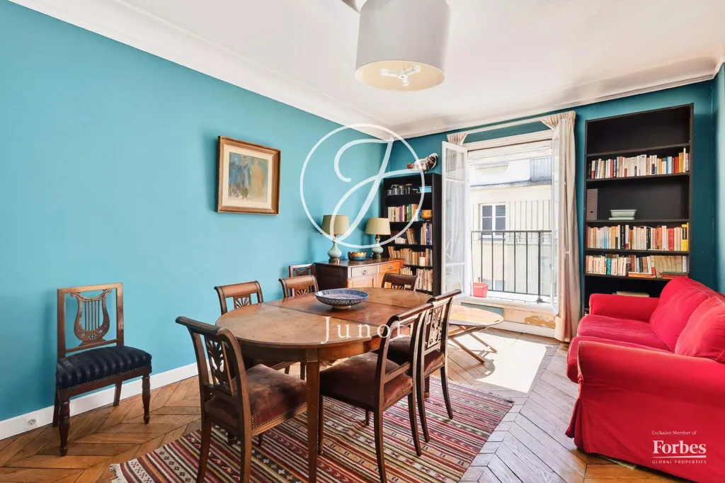 Salle à manger - Appartement Traversant avec Balcon Sud à Paris 75009