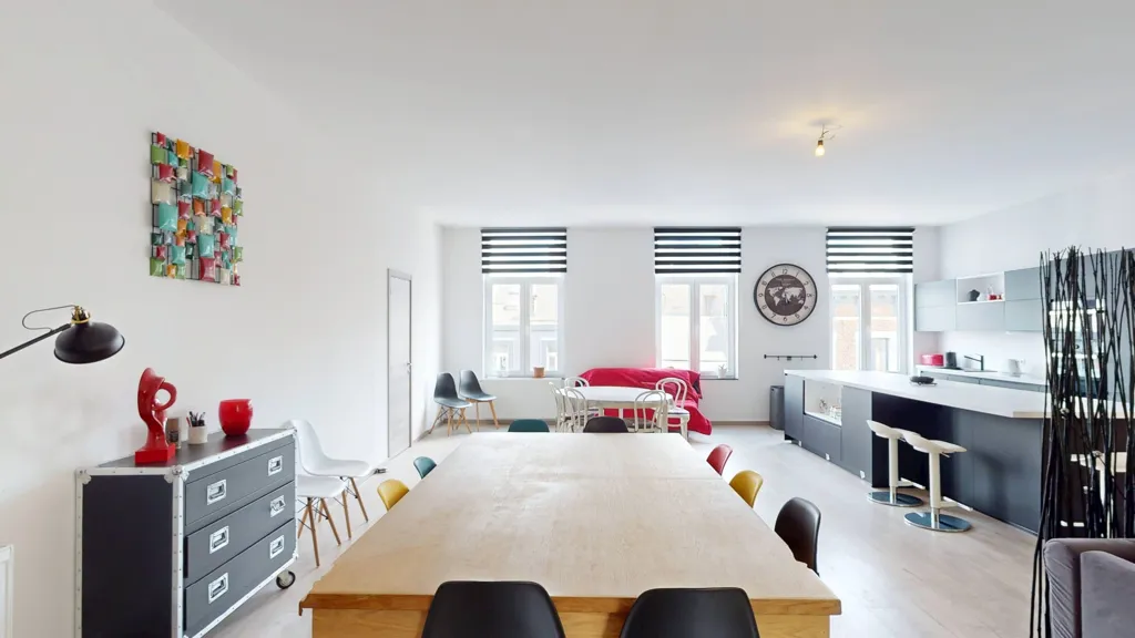 Söögituba - Spacious Centre-Location Apartment in Liège
