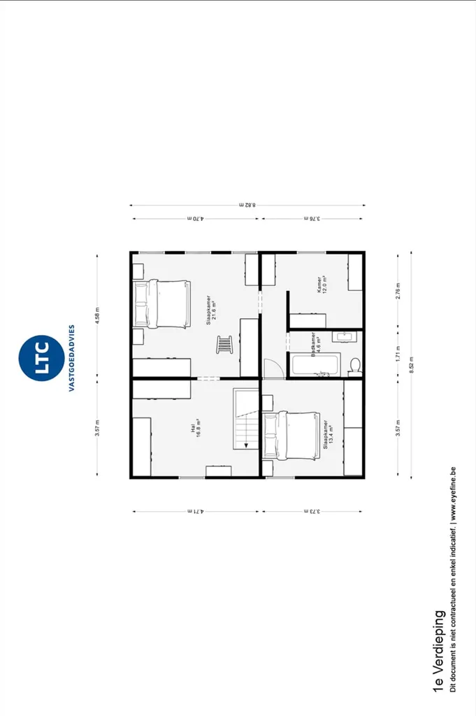 Plan - Rijwoning avec Jardin et 2 Garages à Boutersem
