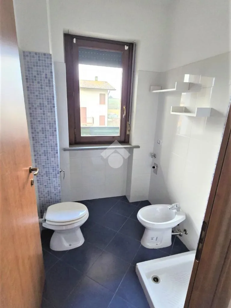 Bathrooms - Modern Apartment with Balcony in Perugia