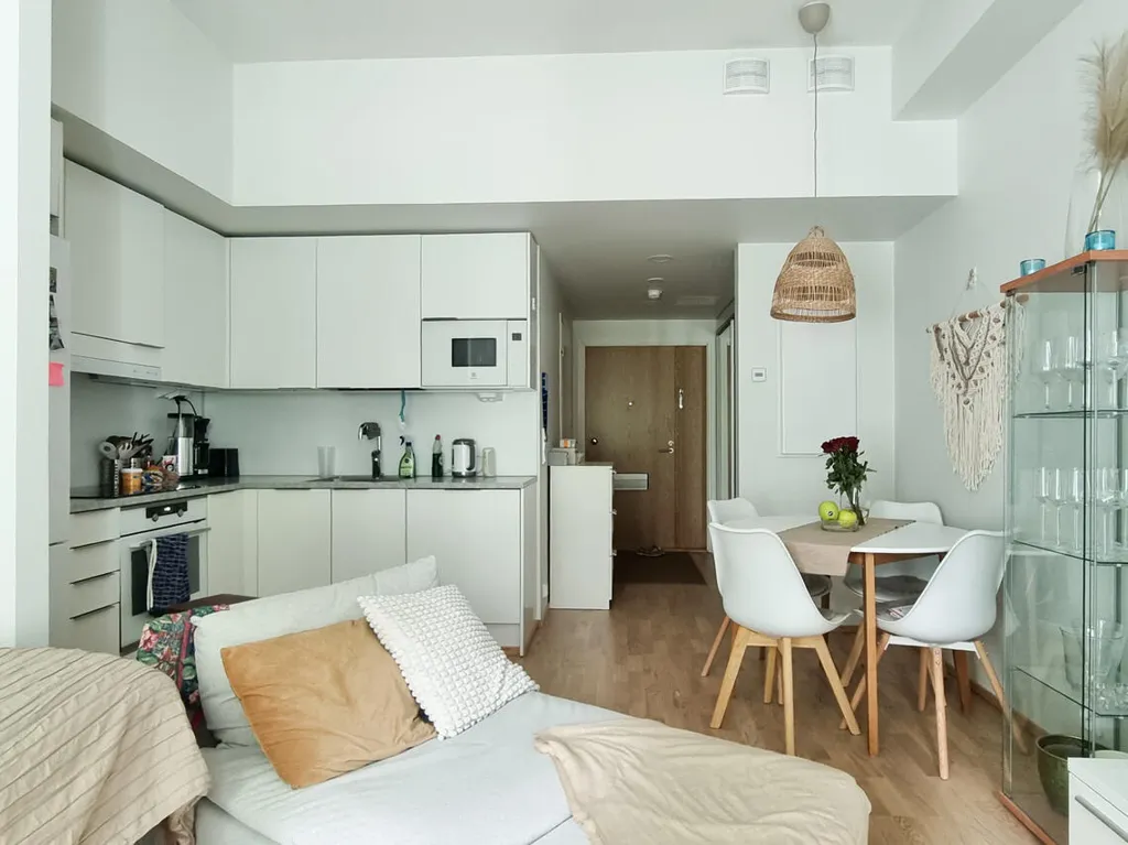 Séjour - Alcove Flat with Garden in Haaga, Helsinki