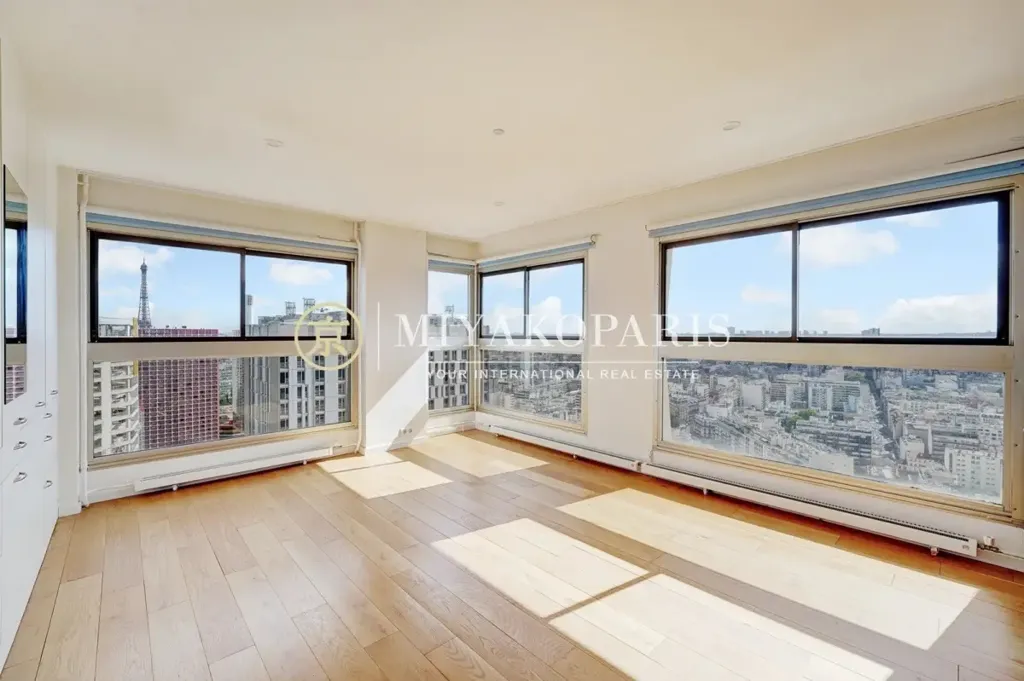 Séjour - Duplex avec Vue Panoramique sur Paris, 15ème Arrondissement
