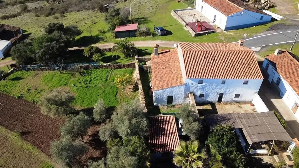 Vue aérienne - Villa with West Views in Almonaster la Real