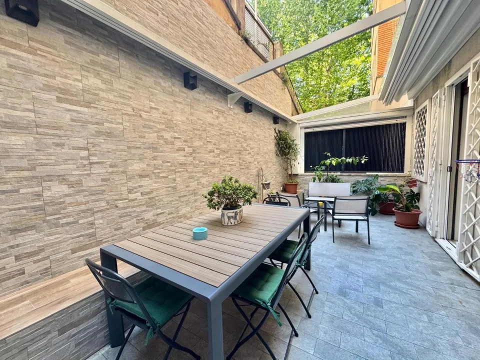 Terrasse - Rustic-Style Apartment with Terraces in Parioli, Rome