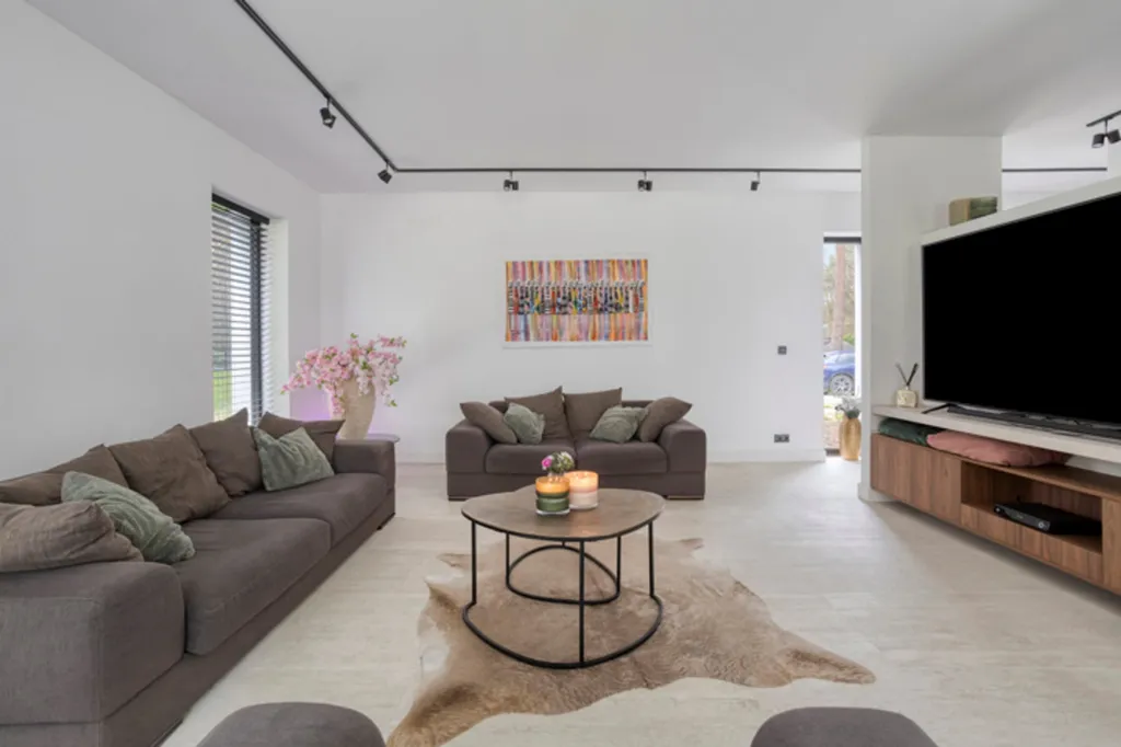 Soggiorno - Villa with Pool and Office in Grobbendonk