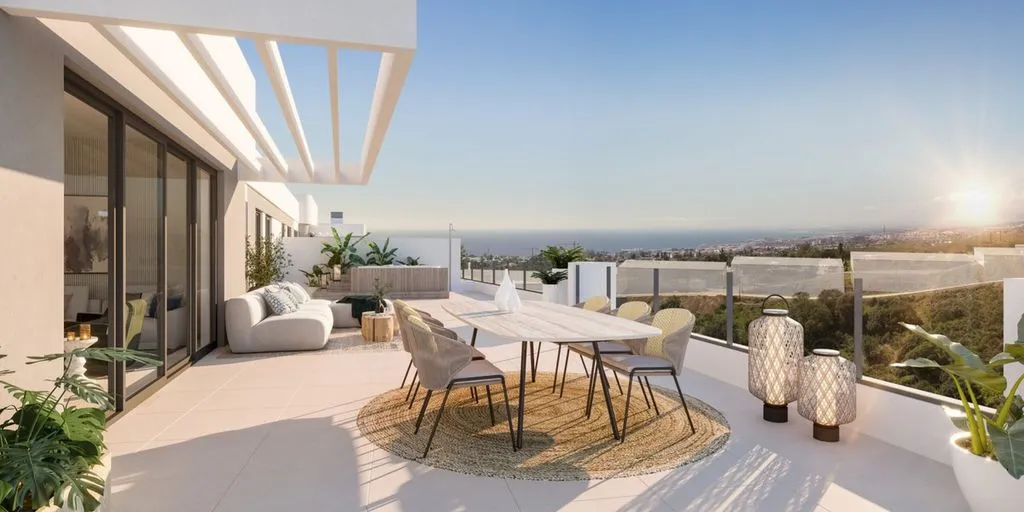Terrasse - Luxury Apartment with Sea View in Marbella