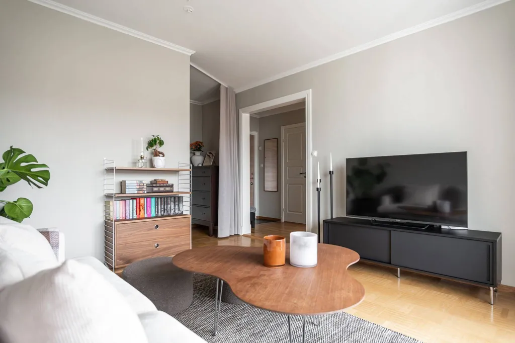 Séjour - Bright Studio Flat with Balcony near University