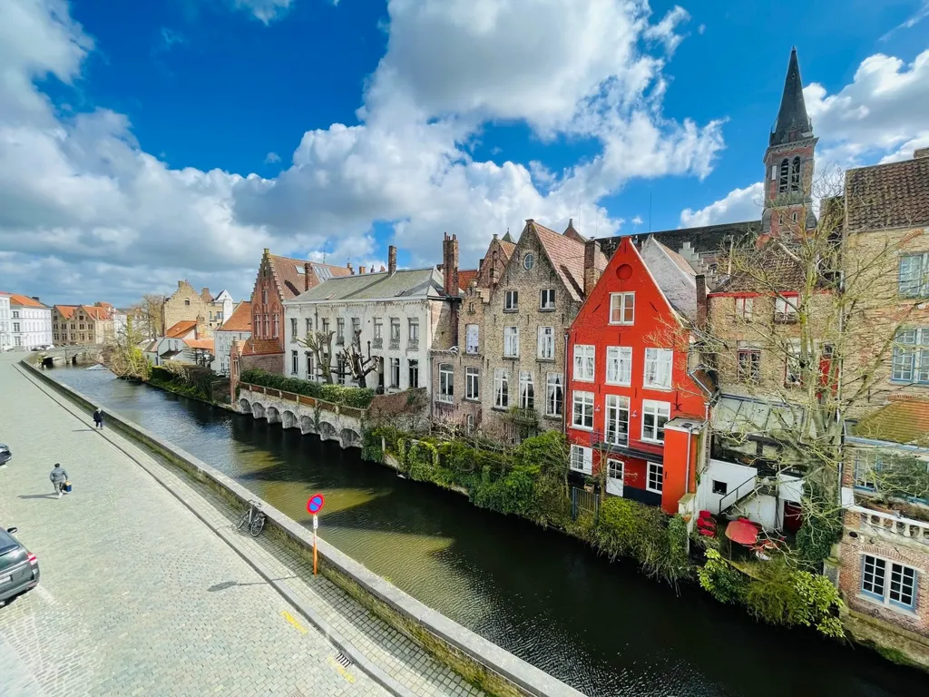 Renovated Corner House with Unique View in Bruges