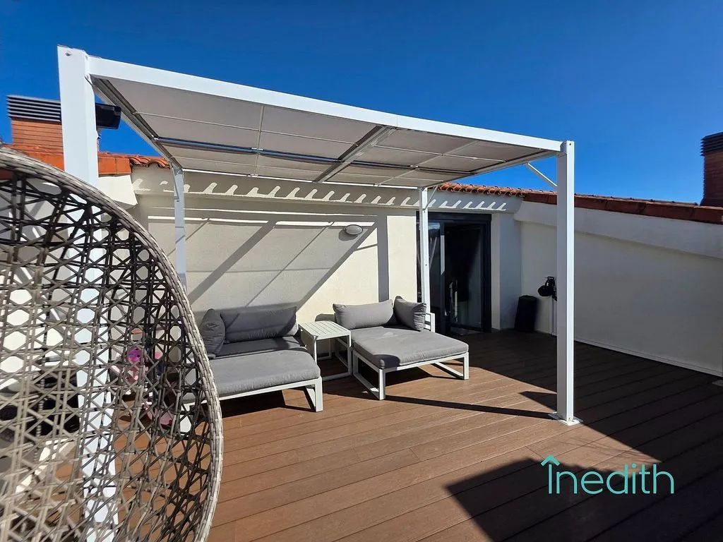 Terrasse - Duplex Apartment with Pool in Central Castelldefels