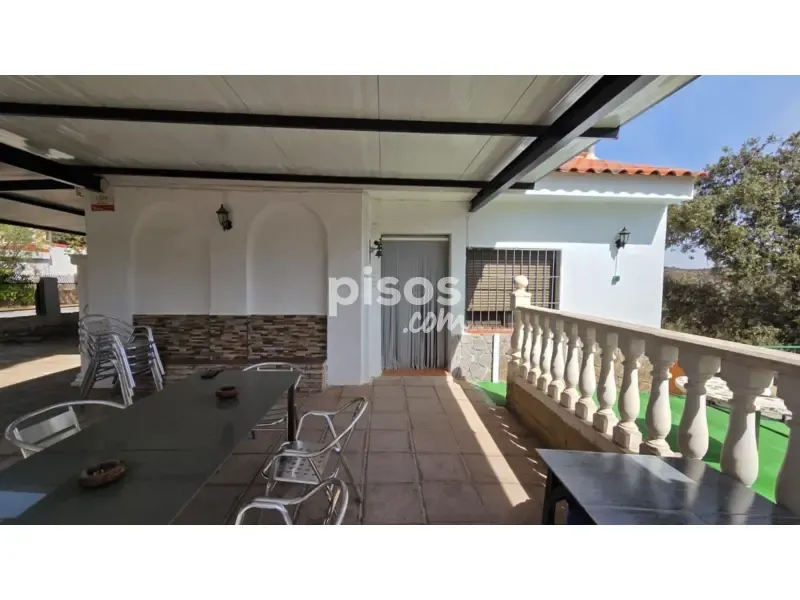 Terrass - House with Pool in Villaharta