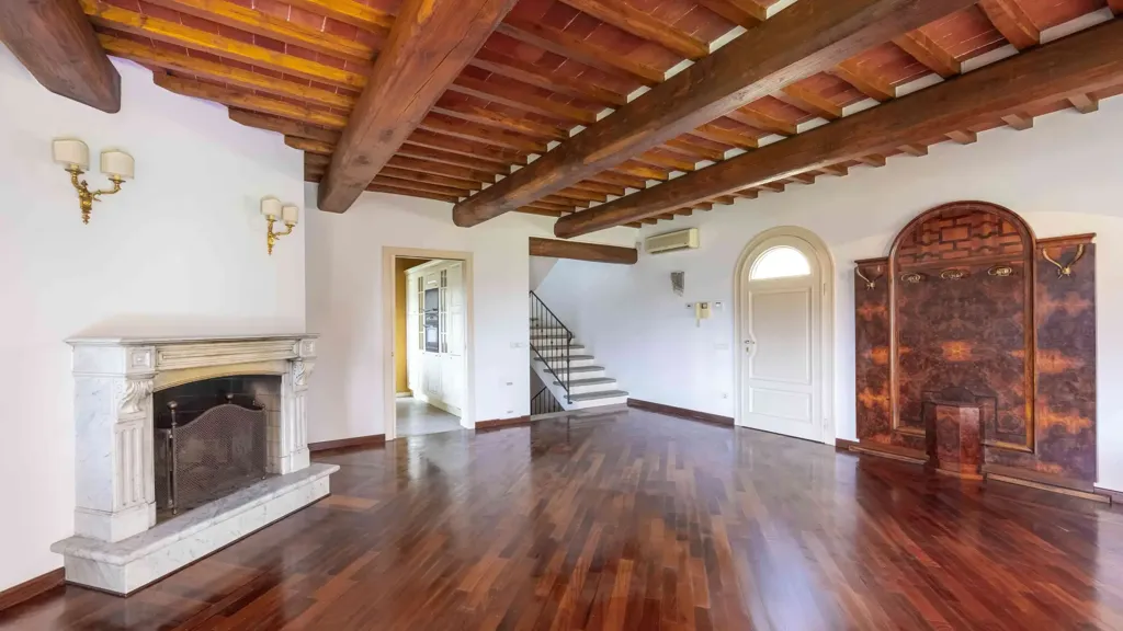 Living Room - Rustic Complex with Garden in Montespertoli