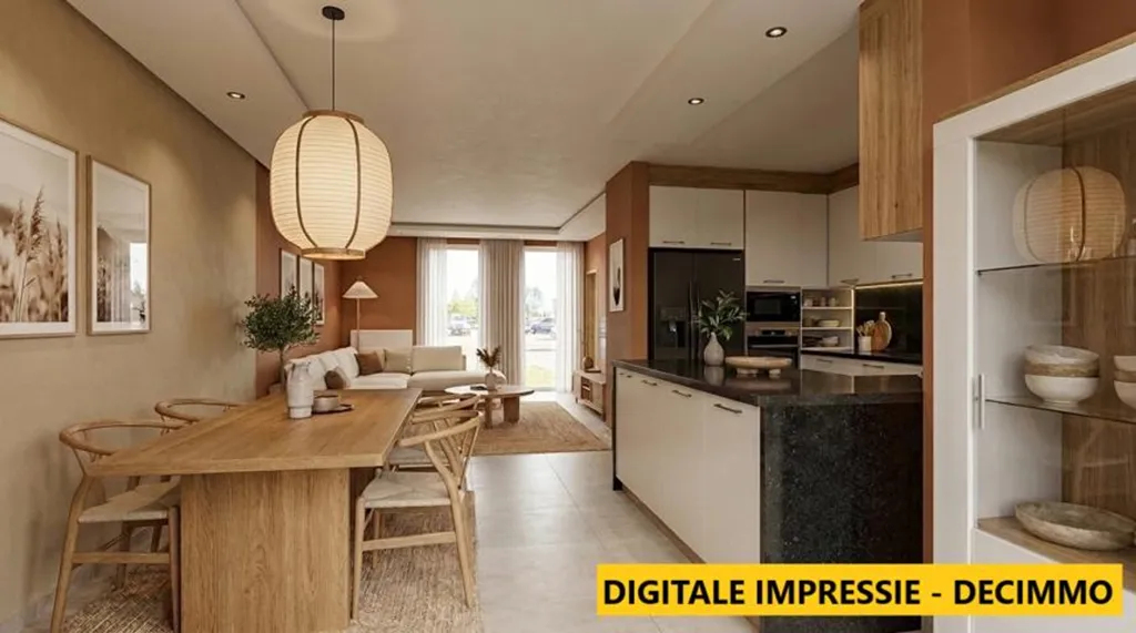 Salle à manger - Maison Moderne avec Espace Vert à Balen