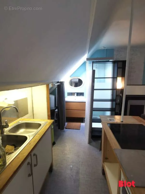 Köök - Studio with Double Glazing in Rennes