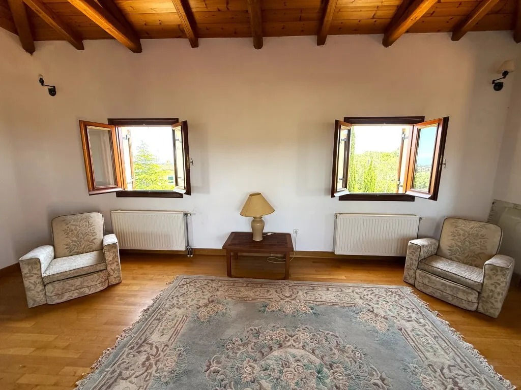 Soggiorno - 3-Storey Villa with Panoramic Views in Vasilika, Corfu