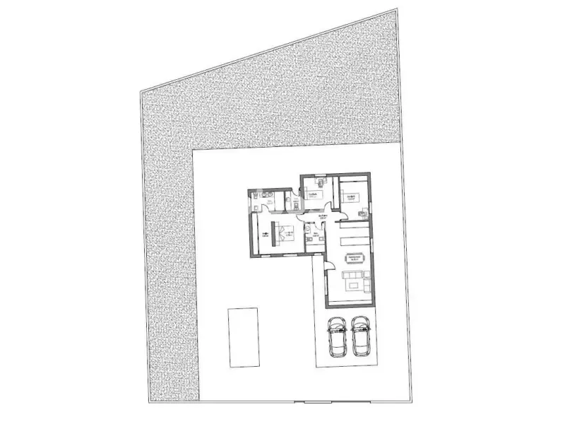 Planimetria - Modern Villa with Pool in Cúllar-Vega