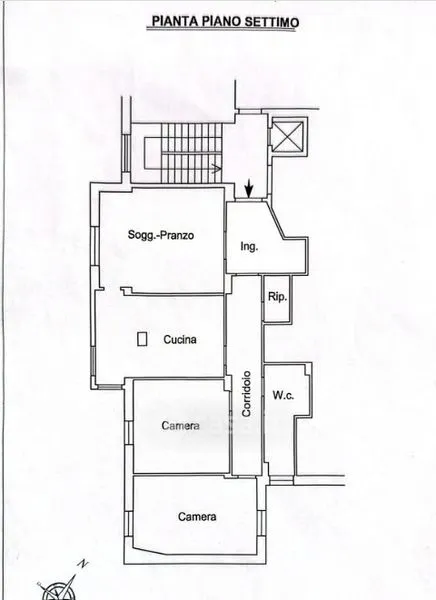 Plaan - Spacious Apartment in Central Termoli