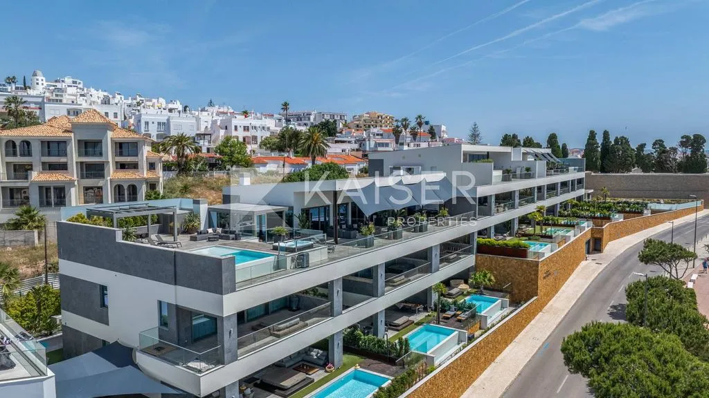 Vue aérienne - Luxury Penthouse with Sea View in Albufeira