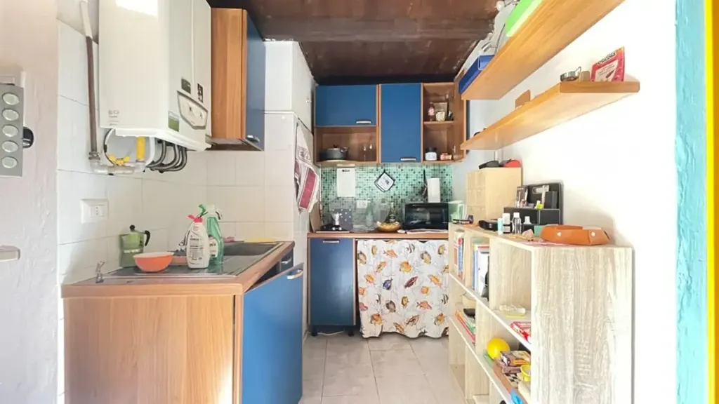 Cucina - Semi-Detached Studio with Mezzanine in Milan