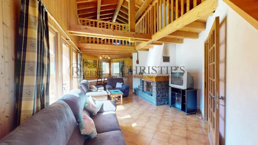 Soggiorno - Chalet with Mountain View in Les Gets