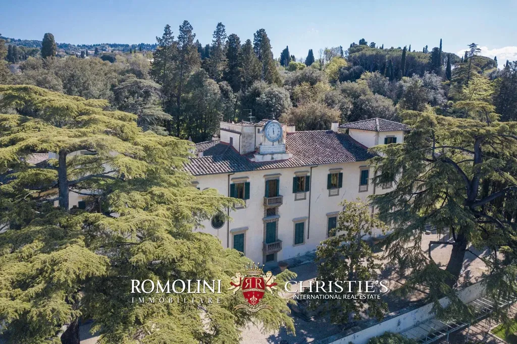 Vue aérienne - Historic Villa with Panoramic Views near Florence
