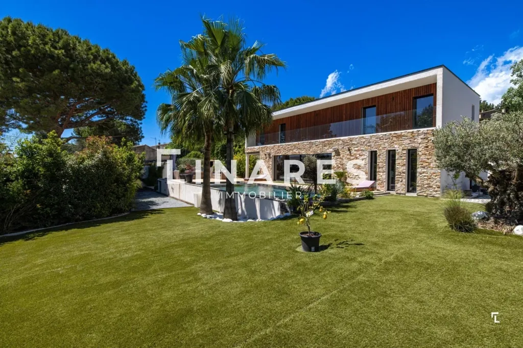 Extérieur - Villa Contemporaine avec Piscine à Château-Gombert
