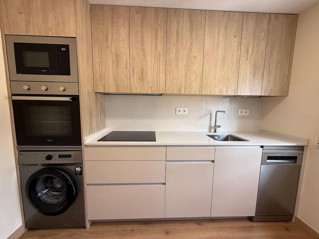 Köök - Apartment with South Orientation in Gijón