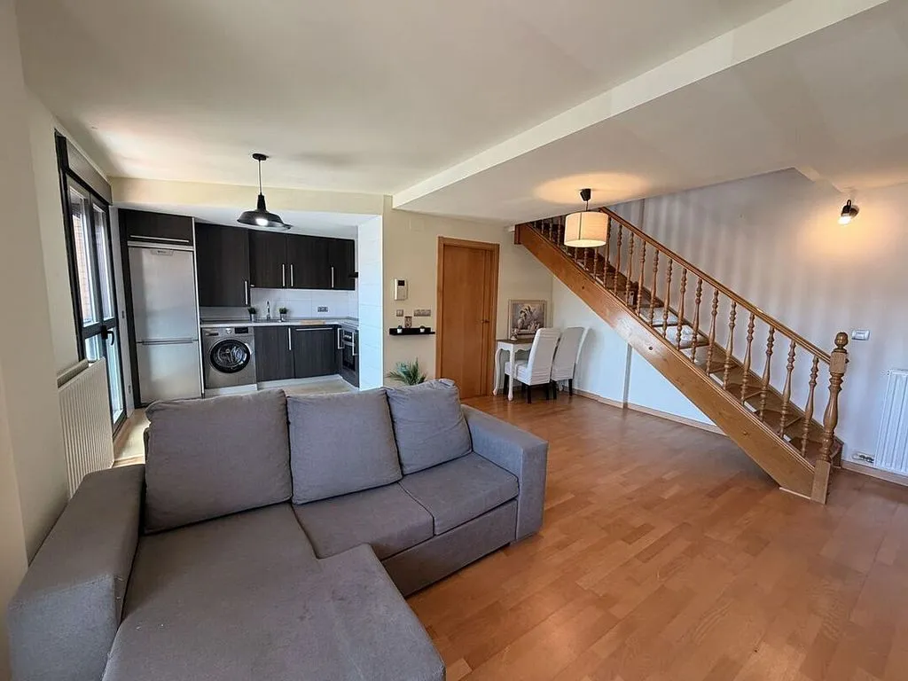 Séjour - Duplex with Pool in Esteribar