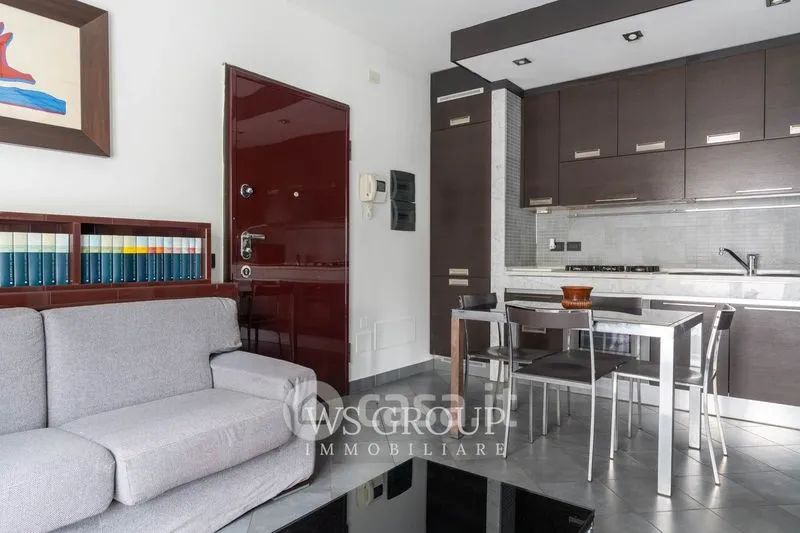 Living Room - Modern Bilocale with Balcony in Monza