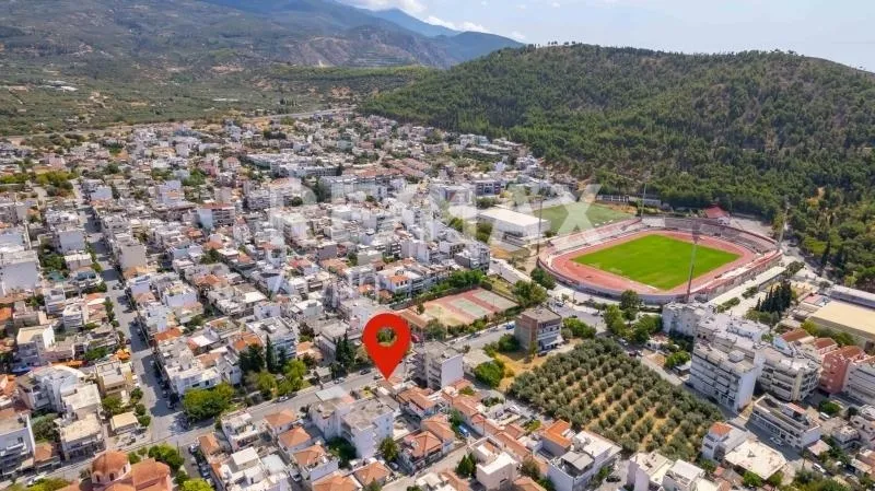 Vue aérienne - Corner House with Large Garden in Nea Dimitriada